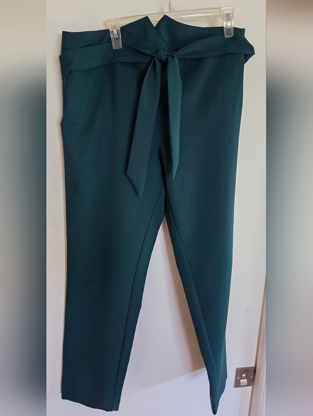 torrid Teal Self-Tie Tapered Pants